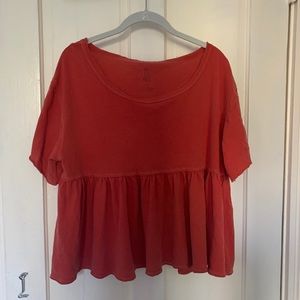 Free People Peplum Top